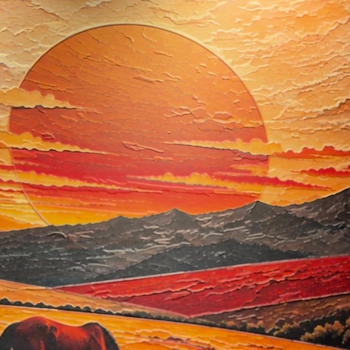 Detalle del relieve: Sol y cielo