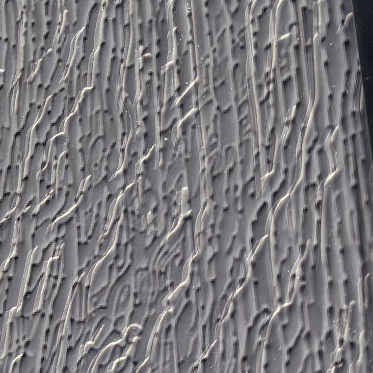 Detalle del relieve: Textura
