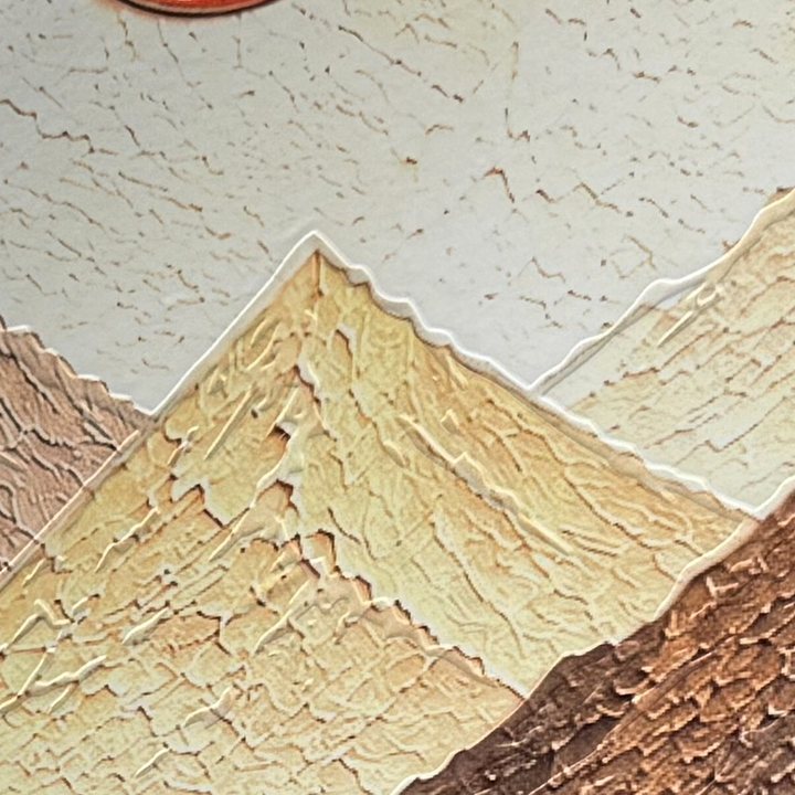 Detalle del relieve: Montañas